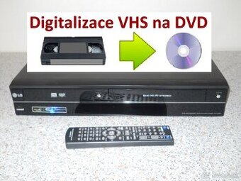 📼>📀VHS-DVD rekordér LG RCT689