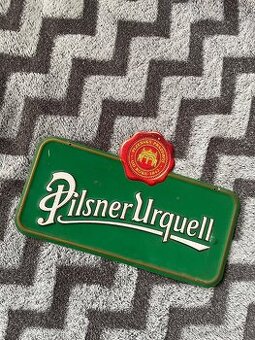 Pilsner Urquell - plechová tabuľa