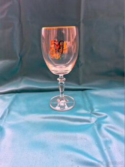 Pohár na vysokej stopke zdobený - 50 výška 19 cm