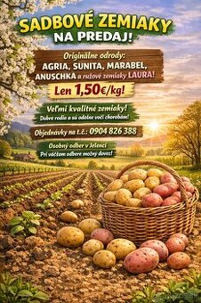 SADBOVÉ ZEMIAKY ☎️ 0904 826 388 ☎️