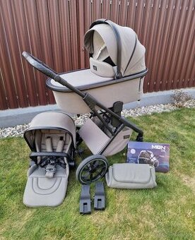 MOON PIÚ EXTRA 2v1 Moss Green – vanička + športová časť, prí