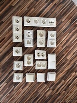 Zasuvky, vypinace ABB