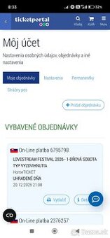 Vstupenky na Lovestream