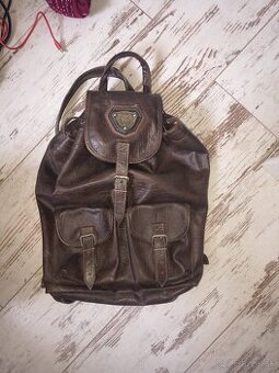 Kožený vintage batoh
