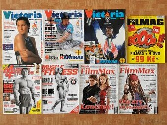 Časopisy VICTORIA, M&F, EPOCHA...