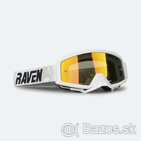 Moto okuliare Raven Strike červené zrkadlové skolo