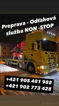 ODŤAHOVÁ SLUŽBA, PREPRAVA STROJOV ODŤAH +421 905 481 988