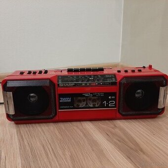Radiomagnetofon+1-SHARP cerveny gratis.