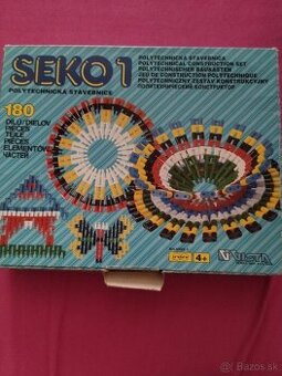 Retro polytechnická stavebnica Seko 1 - značka Vista