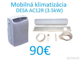 Mobilná klimatizácia DESA AC12R (3.5kW)