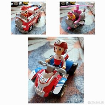 Paw Patrol team s figúrkami a vozidlami