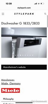 Miele G1833sci