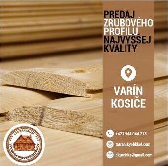 Drevene profily,tatransky obklad,zrubovy obklad