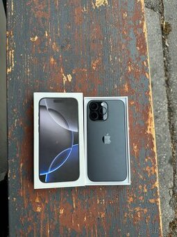 iPhone 16 PRO MAX 256GB ČIERNY 100% BATÉRIA ZÁRUKA