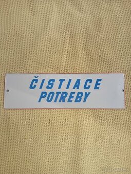Tabuľka ČISTIACE POTREBY