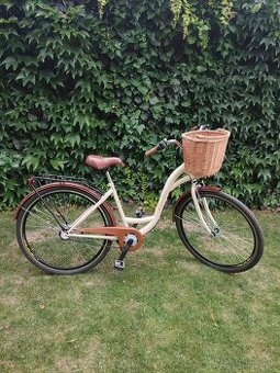 Predám mestský retro bicykel Goetze s prúteným košíkom