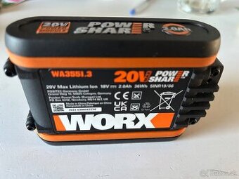 ♦️ Originál batéria WORX Power share 20V Max Lithium