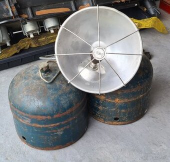 Propán butánová fľaša 2kg (2ks) + ohrievač MEVA