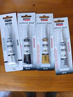 Konturovacie farby, penart