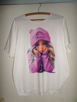 Tričko s dievčatkom