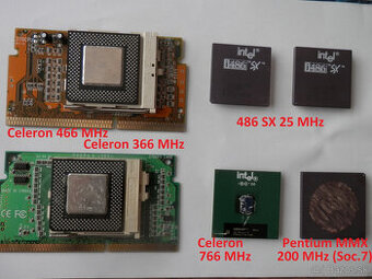 Zberateľské kúsky - Intelácke procesory
