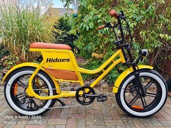 Štýlový mestský retro fat ebike Hidoes 20x4.0“,750W,17Ah 816