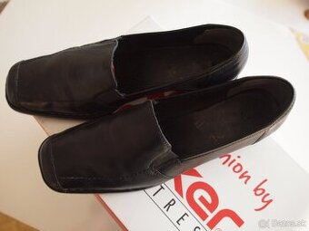 Predám dámke čierne topánky Rieker