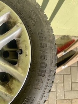 Elektróny 4x98 Fiat + celoročne gumy