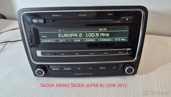 autorádio škoda super b2