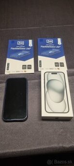 Predám iPhone 15 128 GB čierny vo 100% stave