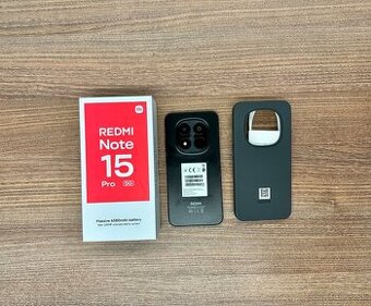Xiaomi redmi note 15 pro 5G 8GB/ 256GB, cierny TOP, ZARUKA