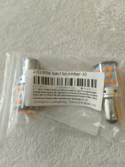 Led ziarovky do auta PY21W BAU15S  Zlte smerovky