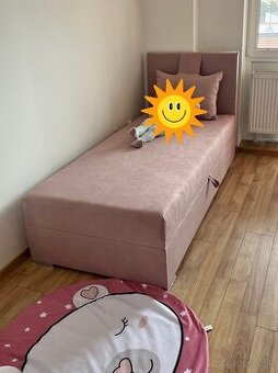 Predám posteľ boxspring 90x200 jednolôžko