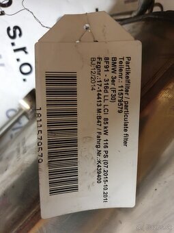 Partikel filter pre BMW 316 F30