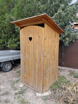Drevená latrína, suché wc