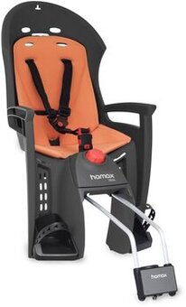 HAMAX Cyklosedačka s uzamykateľným zámkom Siesta W grey/oran