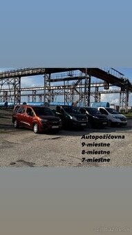 Autopožičovna 8 a 9 miestne autá na dovolenku