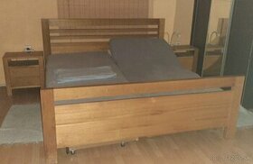 kvalitna manzelska postel -masiv