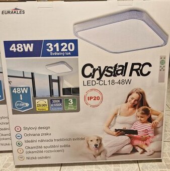 Stropné svietidlo Crystal RC LED