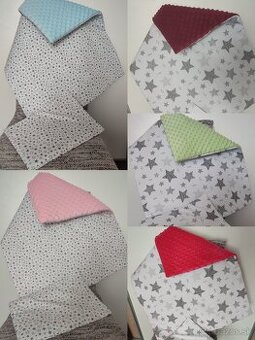 Výpredaj handmade dečka s vankúšikom
