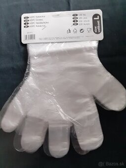 Hygienické igelitové rukavice č.L 100ks v balení
