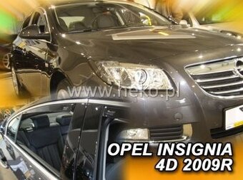 Deflektory - Protiprievanové plexi Opel Insignia Sedan 2009