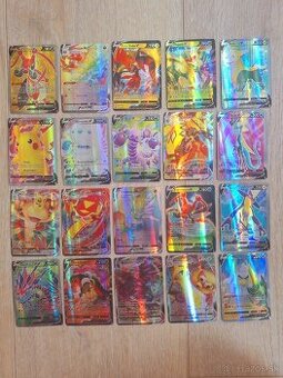 Dúhové Pokémon karty
