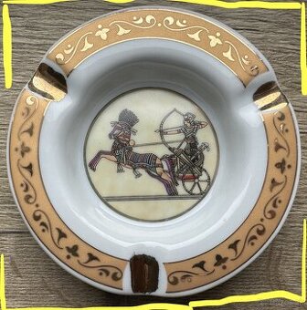 keramický popolník VINTAGEz Egypta za 10EUR