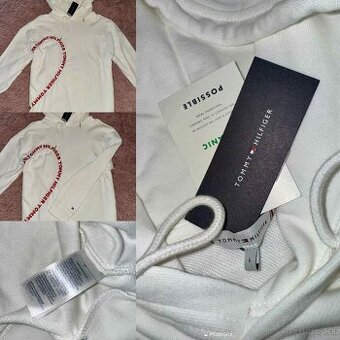 tommy hilfiger white original luxusna mikina