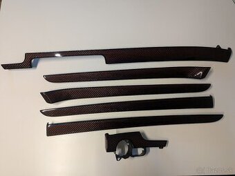 Predám: uhlíkový dekor (lišty) interiéru Audi A4 B6/B7