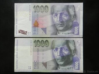 Slovenské bankovky pred eurom