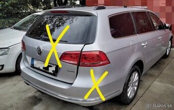 Volkswagen Passat B7 2.0 TDi 2013 VARIANT predám DVERE farba
