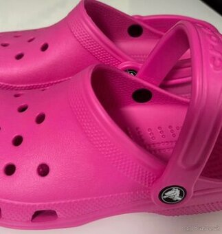 Šľapky CROCS 36-37, ružová/juice
