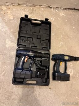 2x Aku vŕtačka Asist a Noell (20,4V) – na diely / repas